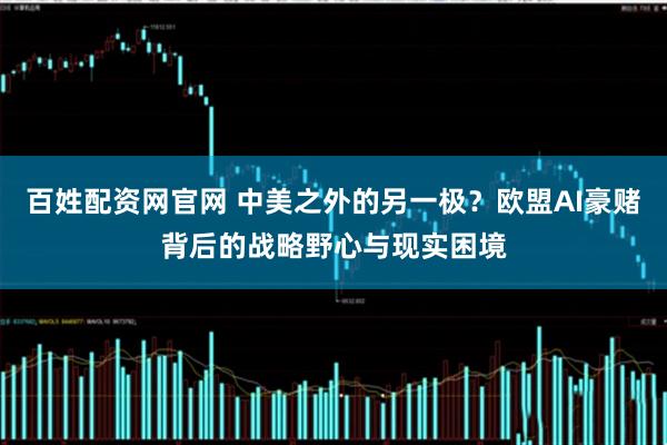 百姓配资网官网 中美之外的另一极？欧盟AI豪赌背后的战略野心与现实困境