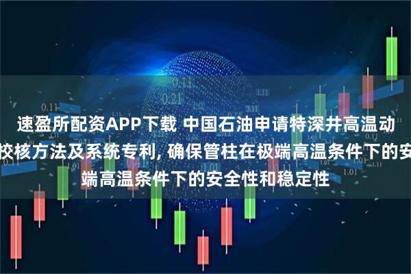 速盈所配资APP下载 中国石油申请特深井高温动力学完井管柱校核方法及系统专利, 确保管柱在极端高温条件下的安全性和稳定性