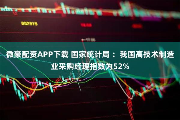 微豪配资APP下载 国家统计局 ：我国高技术制造业采购经理指数为52%